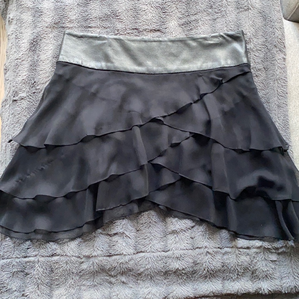Alice + Olivia Black Mini Skirt